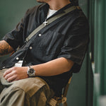 Load image into Gallery viewer, CUBAN COLLAR LINEN SHIRT
