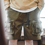 Load image into Gallery viewer, MULTI-POCKETS AMEKAJI FUNCTIONAL LOOSE SHORTS
