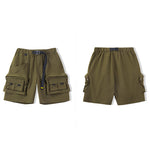 Load image into Gallery viewer, MULTI-POCKETS AMEKAJI FUNCTIONAL LOOSE SHORTS
