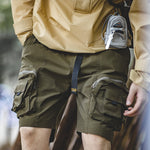 Load image into Gallery viewer, MULTI-POCKETS AMEKAJI FUNCTIONAL LOOSE SHORTS
