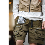 Load image into Gallery viewer, MULTI-POCKETS AMEKAJI FUNCTIONAL LOOSE SHORTS

