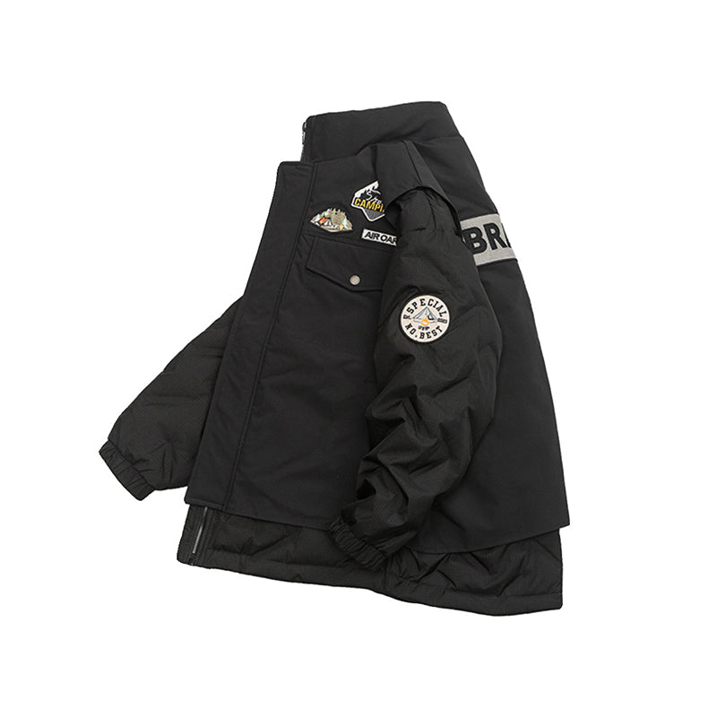 90% WHITE DUCK DOWN JACKET FAKE 2-PIECE VEST COAT SUPPER WARM