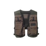 Load image into Gallery viewer, Tactical Fishing Multi-Pocket Utility Vest back view
