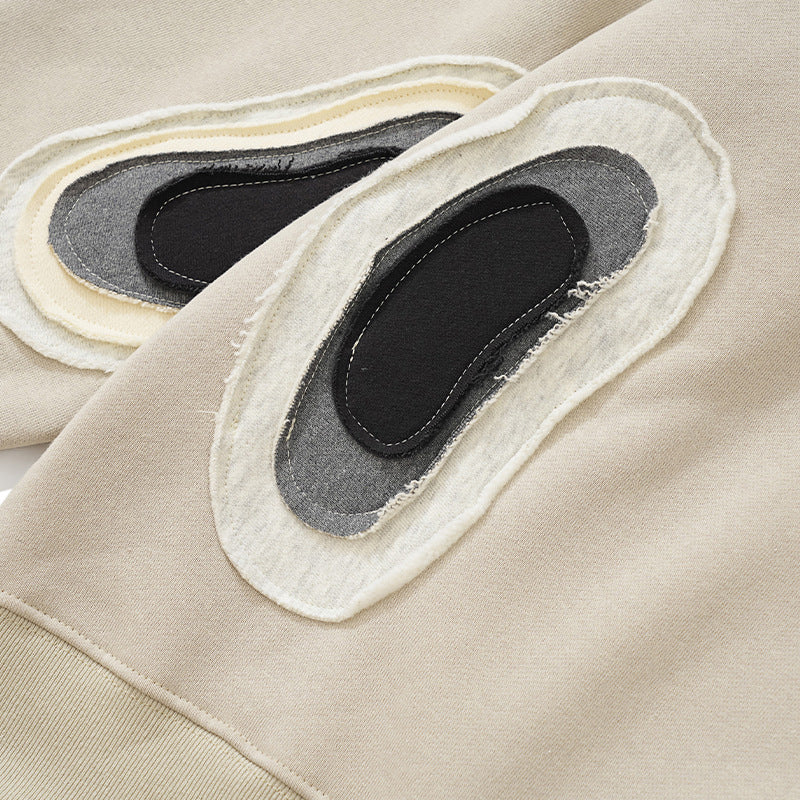 ABYSS PATCH FLEECE WARM HOODED SWEATSHIRT