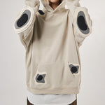 Load image into Gallery viewer, ABYSS PATCH FLEECE WARM HOODED SWEATSHIRT
