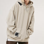 Load image into Gallery viewer, ABYSS PATCH FLEECE WARM HOODED SWEATSHIRT
