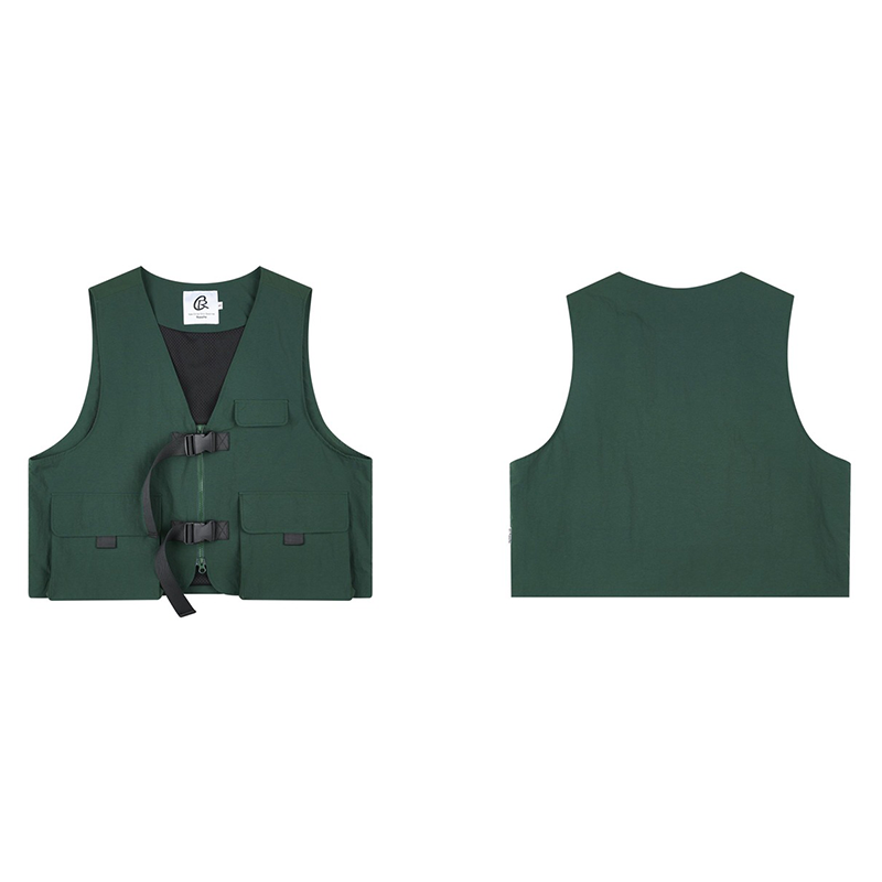 CITY SHORT USUAL VEST WITH MULTI POCKET