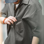 Load image into Gallery viewer, CUBAN COLLAR LINEN SHIRT
