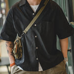 Load image into Gallery viewer, CUBAN COLLAR LINEN SHIRT
