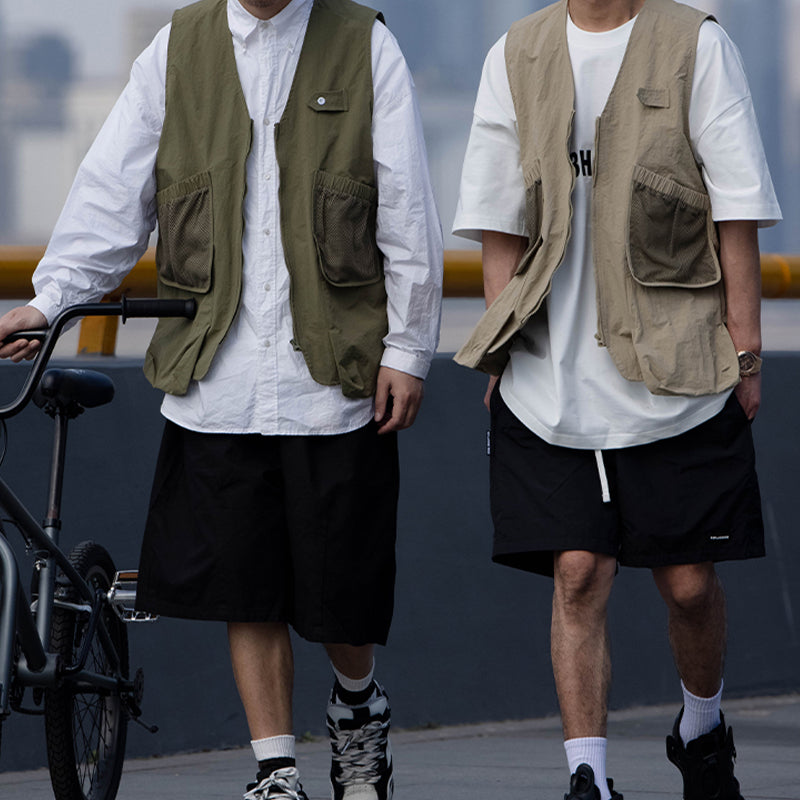 DAILY WEAR NET POCKET NYLON VEST