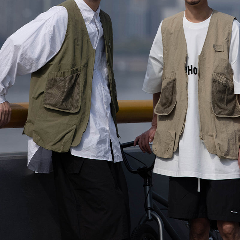 DAILY WEAR NET POCKET NYLON VEST