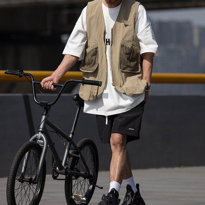 DAILY WEAR NET POCKET NYLON VEST