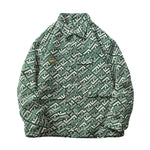 Load image into Gallery viewer, FF LOOSE LAPEL JACQUARD EMBROIDERY JACKET
