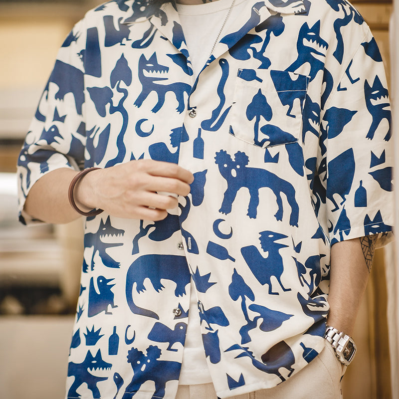 FULL PRINTED TOTEM VINTAGE SHIRT
