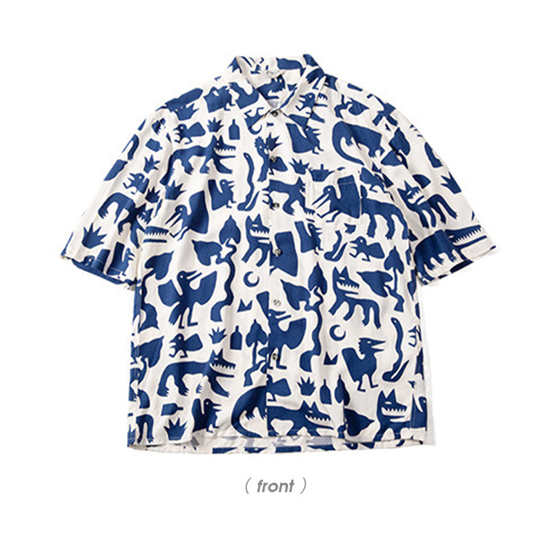 FULL PRINTED TOTEM VINTAGE SHIRT