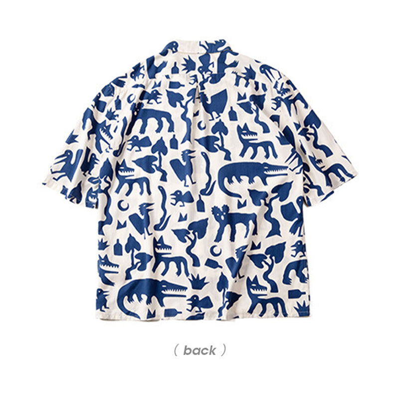 FULL PRINTED TOTEM VINTAGE SHIRT