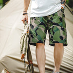 Load image into Gallery viewer, GEOMETRIC CAMOUFLAGE MILITARY MOUNTAIN CAMPING  SHORT-SLEEVE &amp; SHORTS SUIT
