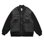 Load image into Gallery viewer, IMITATION SHERPA FAKE VEST PATCHWORK MULTI-POCKET COTTON COAT
