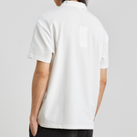 Load image into Gallery viewer, LINE PATCHWORK POLO SLIM FIT TOPS
