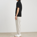 Load image into Gallery viewer, LINE PATCHWORK POLO SLIM FIT TOPS
