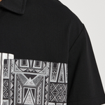 Load image into Gallery viewer, LINE PATCHWORK POLO SLIM FIT TOPS
