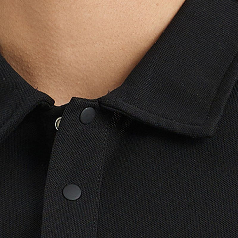 LINE PATCHWORK POLO SLIM FIT TOPS