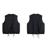 Load image into Gallery viewer, LOOSE SHOULDER COTTON VEST FOR A/W
