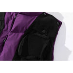 Load image into Gallery viewer, LOVELY PURPLE PUFFER VEST FAKE 2-PIECE
