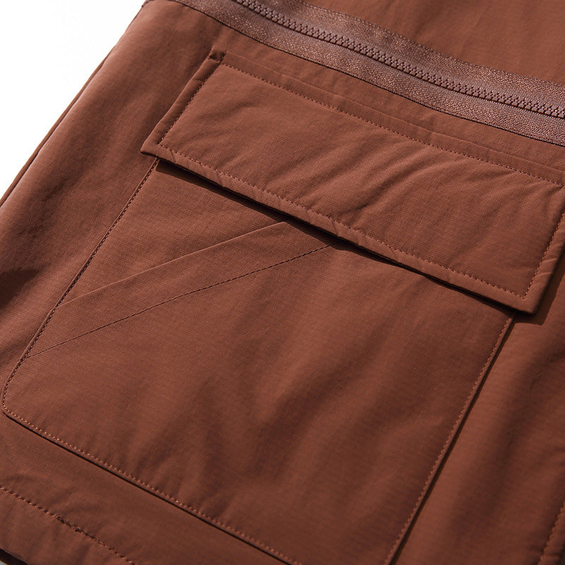 NYLON SHERPA LINED THIN VEST