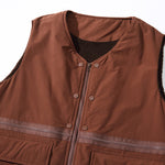 Load image into Gallery viewer, NYLON SHERPA LINED THIN VEST
