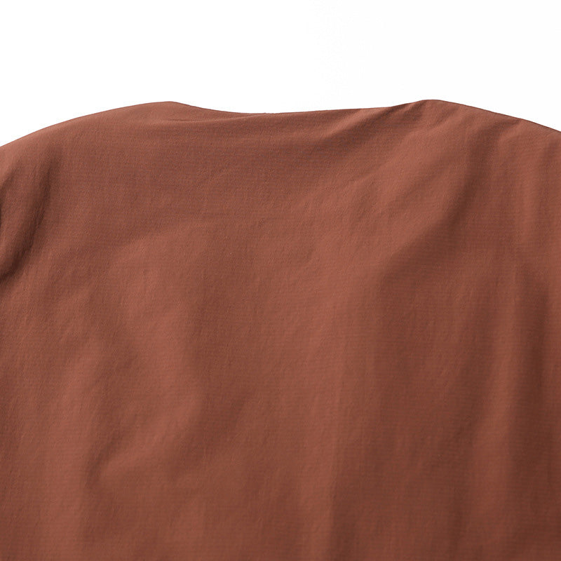 NYLON SHERPA LINED THIN VEST