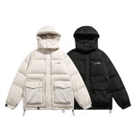 Load image into Gallery viewer, PUFFER HOODED JACKET DETACHABLE TRANS TO VEST
