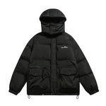 Load image into Gallery viewer, PUFFER HOODED JACKET DETACHABLE TRANS TO VEST
