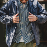 Load image into Gallery viewer, RHOMBUS LATTICE QUILTING PEACHY COTTON COAT
