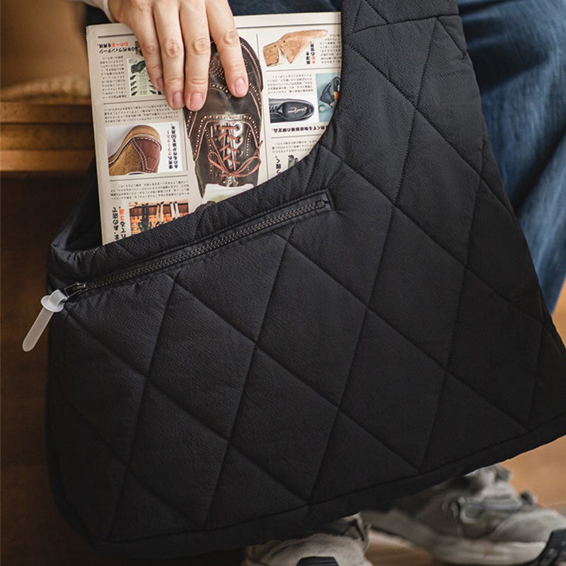 QUILTED PUFFER VEST BAG