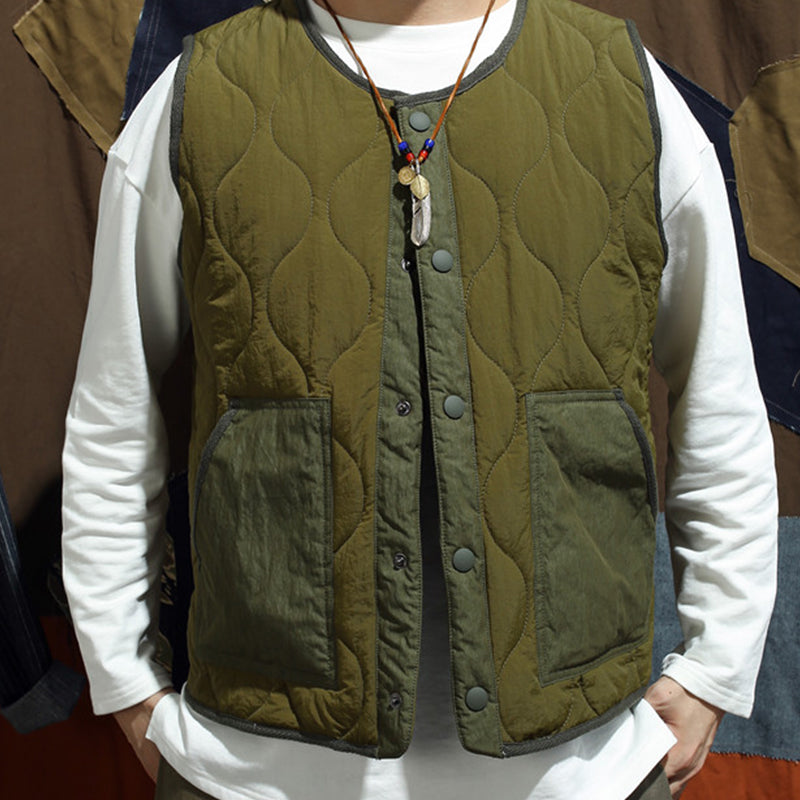 JAPANESE QUILTING PUFFER VEST