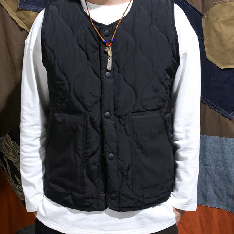 JAPANESE QUILTING PUFFER VEST