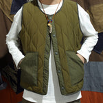 Load image into Gallery viewer, JAPANESE QUILTING PUFFER VEST
