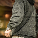 Load image into Gallery viewer, RAINDROP CAMOUFLAGE PRINTED HOODIE COAT
