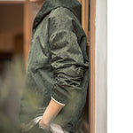 Load image into Gallery viewer, RAINDROP CAMOUFLAGE PRINTED HOODIE COAT
