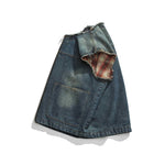 Load image into Gallery viewer, RETRO COWBOY BLUE DENIM VEST IN 2-SIDE WEAR
