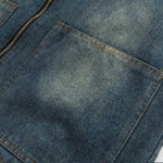 Load image into Gallery viewer, RETRO COWBOY BLUE DENIM VEST IN 2-SIDE WEAR
