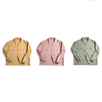 Load image into Gallery viewer, RETRO STRIPED CUBAN COLLAR SHIRT
