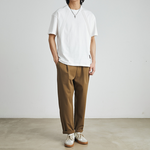 Load image into Gallery viewer, STRIPED CROPPED RETRO COTTON BLACK &amp; WHITE TEE
