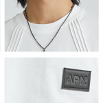 Load image into Gallery viewer, STRIPED CROPPED RETRO COTTON BLACK &amp; WHITE TEE
