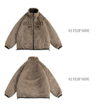 Load image into Gallery viewer, THICKENED FLEECE-LINED REVERSIBLE WEAR CASUAL COAT
