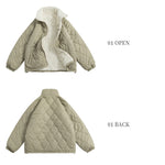 Load image into Gallery viewer, THICKENED FLEECE-LINED REVERSIBLE WEAR CASUAL COAT
