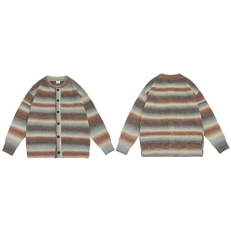 UNISEX LOOSE SHOULDER WOOL KNITTED CARDIGAN & JACKET