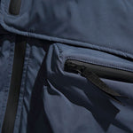 Load image into Gallery viewer, V-NECK TAPE TIGHTENING &amp; ZIPPER PUFFER VEST
