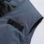 Load image into Gallery viewer, V-NECK TAPE TIGHTENING &amp; ZIPPER PUFFER VEST
